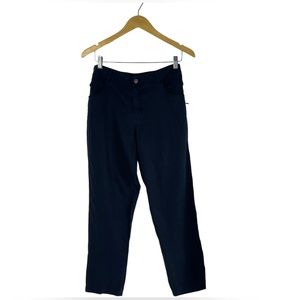 Anthropology People Like Frank Women’s Tencel Waist Cinch Navy Slack Pant Size 6